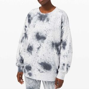 Lululemon Perfectly Oversized Crew *Tie Dye, size 8